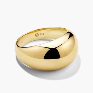 Mejuri Dôme Ring – 925 Sterling Silver Gold Vermeil